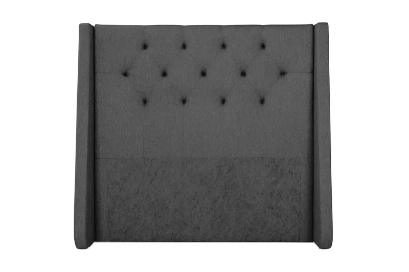 Sängynpääty Langham 140 cm, Tummanharmaa