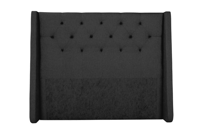Sängynpääty Langham 160 cm - Musta - Huonekalut - Sänky - Sängyn lisävarusteet & sängynpäädyt - Sängynpääty