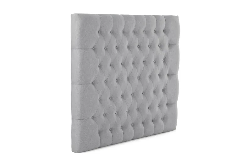 Sängynpääty Lucky 140 cm Diamant - Vaaleanharmaa - Huonekalut - Sänky - Sängyn lisävarusteet & sängynpäädyt - Sängynpääty