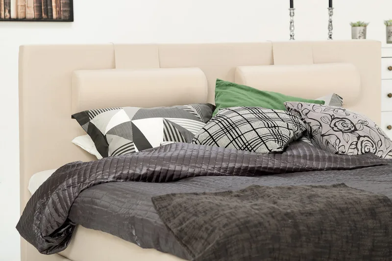 Sängynpääty Lucky 150 cm Sileä - Beige - Huonekalut - Sänky - Sängyn lisävarusteet & sängynpäädyt - Sängynpääty