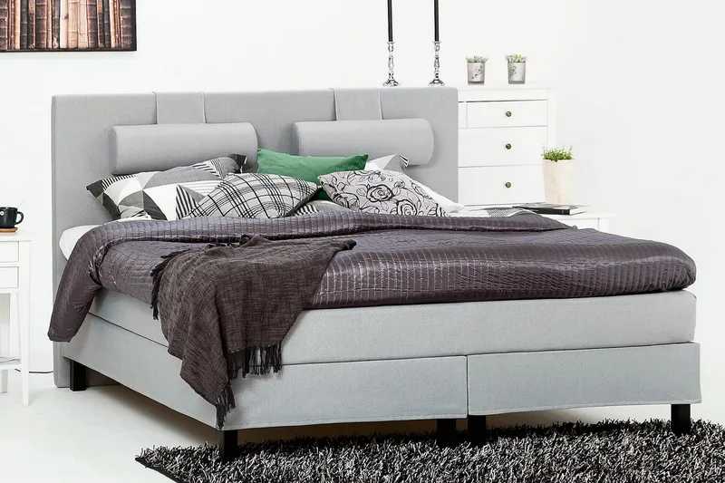 Sängynpääty Lucky 150 cm Sileä - Harmaa - Huonekalut - Sänky - Sängyn lisävarusteet & sängynpäädyt - Sängynpääty