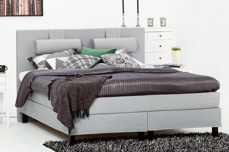 Sängynpääty Lucky 150 cm Sileä - Harmaa - Huonekalut - Sänky - Sängyn lisävarusteet & sängynpäädyt - Sängynpääty