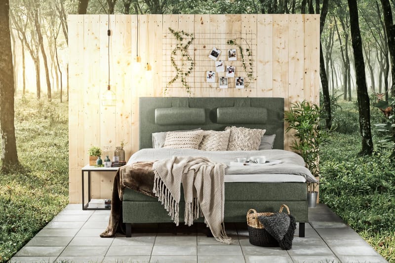 Sängynpääty Lucky 150 cm Sileä - Vihreä - Huonekalut - Sänky - Sängyn lisävarusteet & sängynpäädyt - Sängynpääty