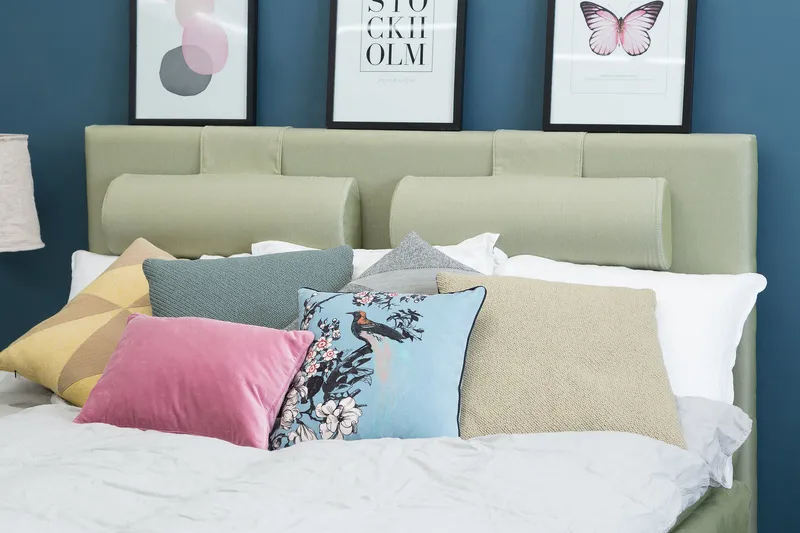 Sängynpääty Lucky 150 cm Sileä - Vihreä - Huonekalut - Sänky - Sängyn lisävarusteet & sängynpäädyt - Sängynpääty