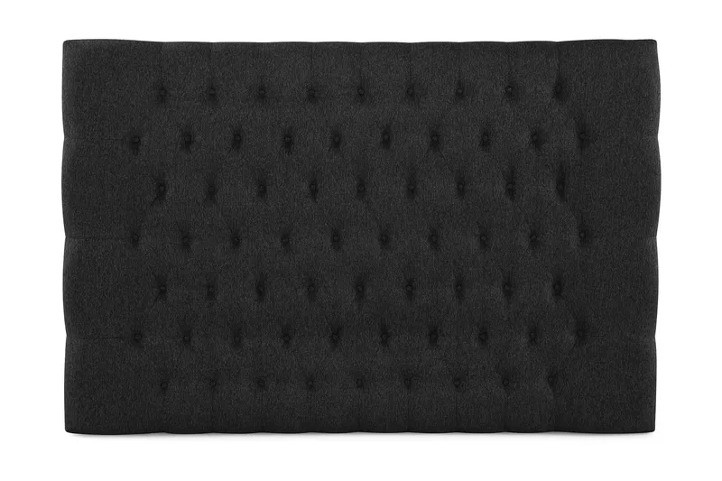 Sängynpääty Lucky 180 cm Diamant, Musta/Harmaa