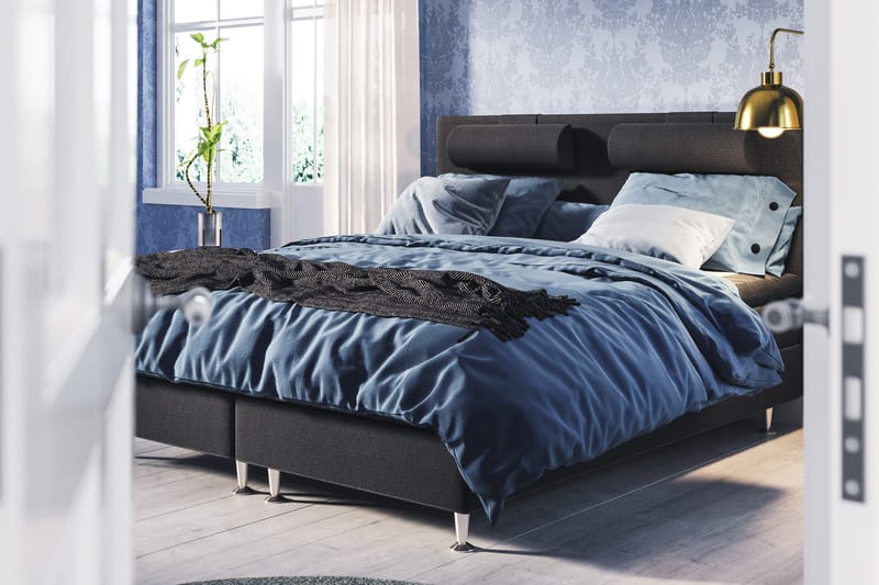 Sängynpääty Meja 140 cm - Musta - Huonekalut - Sänky - Sängyn lisävarusteet & sängynpäädyt - Sängynpääty