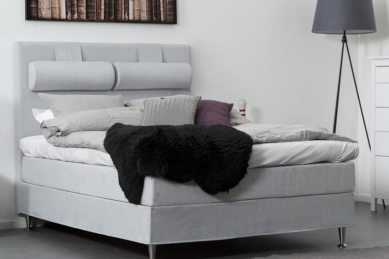 Sängynpääty Meja 140 cm - Vaaleanharmaa - Huonekalut - Sänky - Sängyn lisävarusteet & sängynpäädyt - Sängynpääty