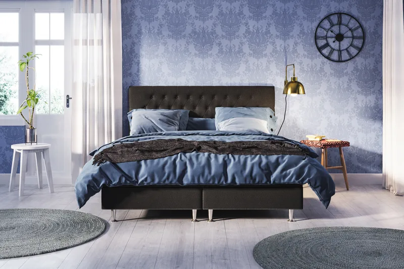 Sängynpääty Meja 160 cm - Musta - Huonekalut - Sänky - Sängyn lisävarusteet & sängynpäädyt - Sängynpääty