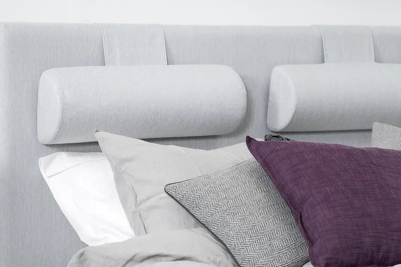 Sängynpääty Meja 160 cm - Vaaleanharmaa - Huonekalut - Sänky - Sängyn lisävarusteet & sängynpäädyt - Sängynpääty