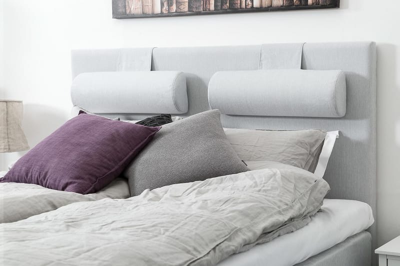 Sängynpääty Meja 180 cm - Vaaleanharmaa - Huonekalut - Sänky - Sängyn lisävarusteet & sängynpäädyt - Sängynpääty