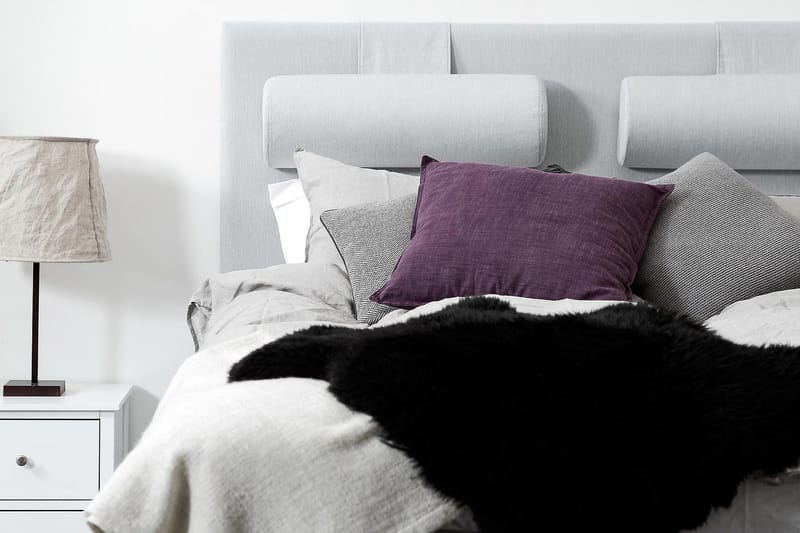 Sängynpääty Meja 180 cm - Vaaleanharmaa - Huonekalut - Sänky - Sängyn lisävarusteet & sängynpäädyt - Sängynpääty