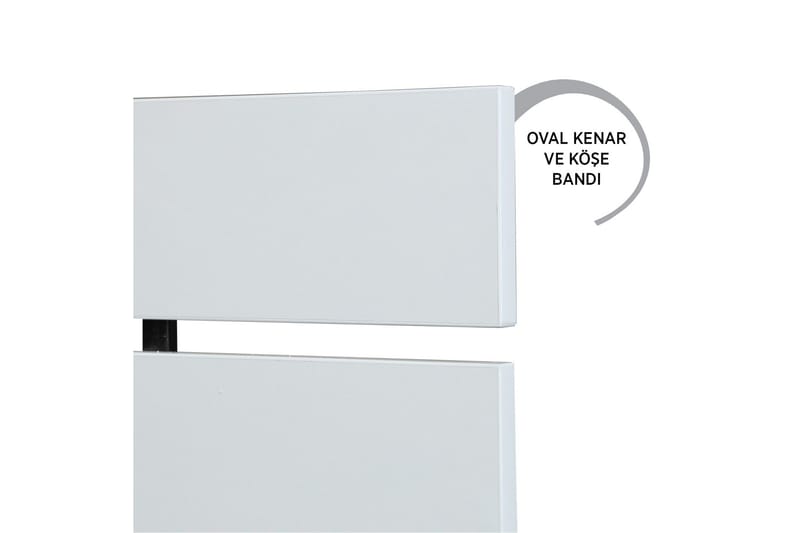 Sängynpääty Montek - Valkoinen - Huonekalut - Sänky - Sängyn lisävarusteet & sängynpäädyt - Sängynpääty