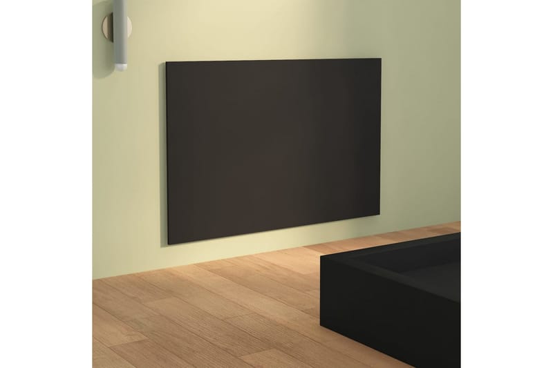 Sängynpääty musta 120x1,5x80 cm tekninen puu - Musta - Huonekalut - Sänky - Sängyn lisävarusteet & sängynpäädyt - Sängynpääty