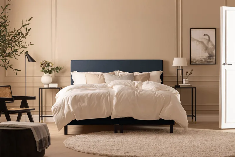 Sängynpääty Nayaka 140 Napit - Sininen - Huonekalut - Sänky - Sängyn lisävarusteet & sängynpäädyt - Sängynpääty