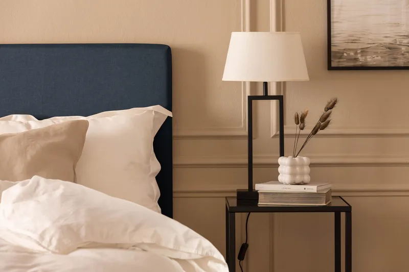 Sängynpääty Nayaka 140 Napit - Sininen - Huonekalut - Sänky - Sängyn lisävarusteet & sängynpäädyt - Sängynpääty