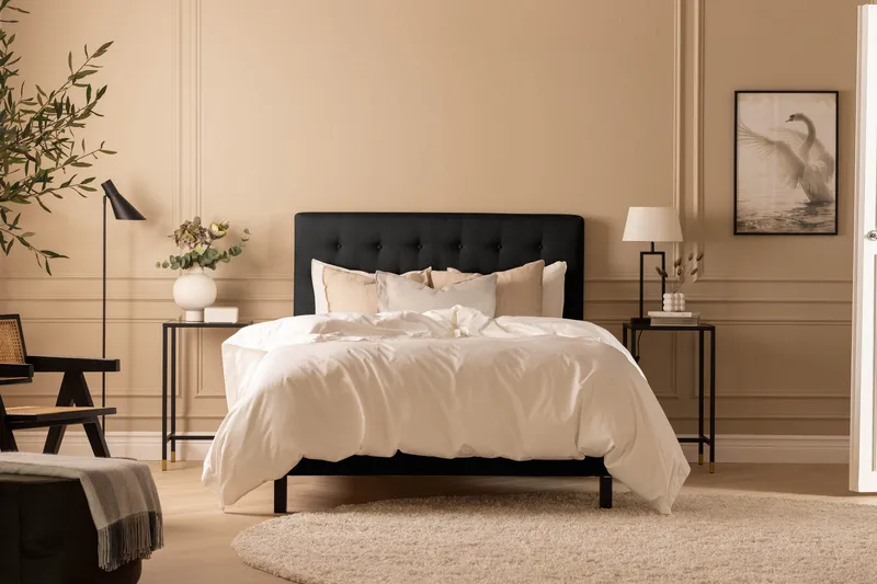 Sängynpääty Nayaka 90 Sileä - Musta - Huonekalut - Sänky - Sängyn lisävarusteet & sängynpäädyt - Sängynpääty