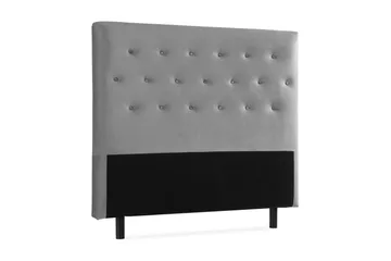 Sängynpääty Rebeca 120 cm Nappi - Harmaa - Huonekalut - Sänky - Sängyn lisävarusteet & sängynpäädyt - Sängynpääty