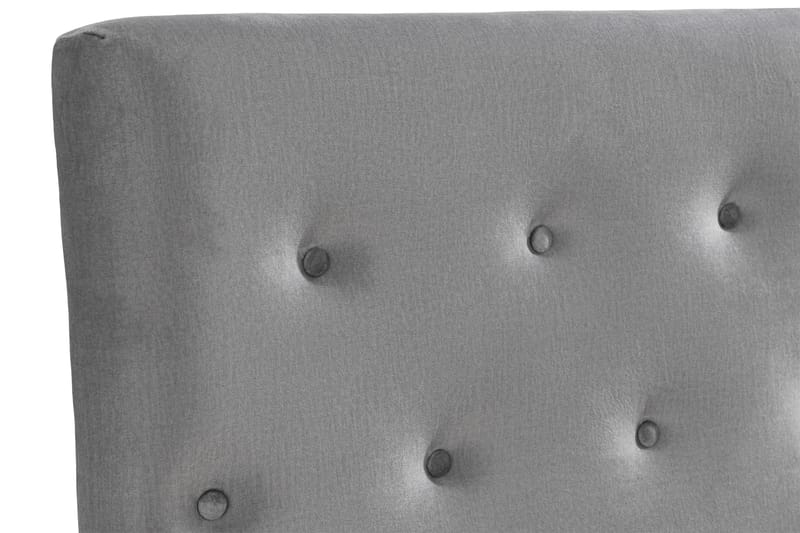 Sängynpääty Rebeca 120 cm Nappi - Harmaa - Huonekalut - Sänky - Sängyn lisävarusteet & sängynpäädyt - Sängynpääty