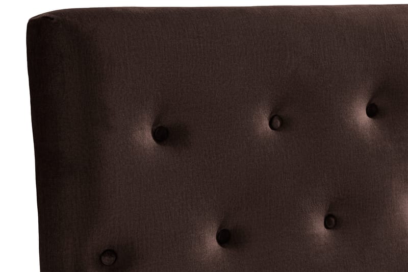 Sängynpääty Rebeca 120 cm Nappi - Ruskea - Huonekalut - Sänky - Sängyn lisävarusteet & sängynpäädyt - Sängynpääty