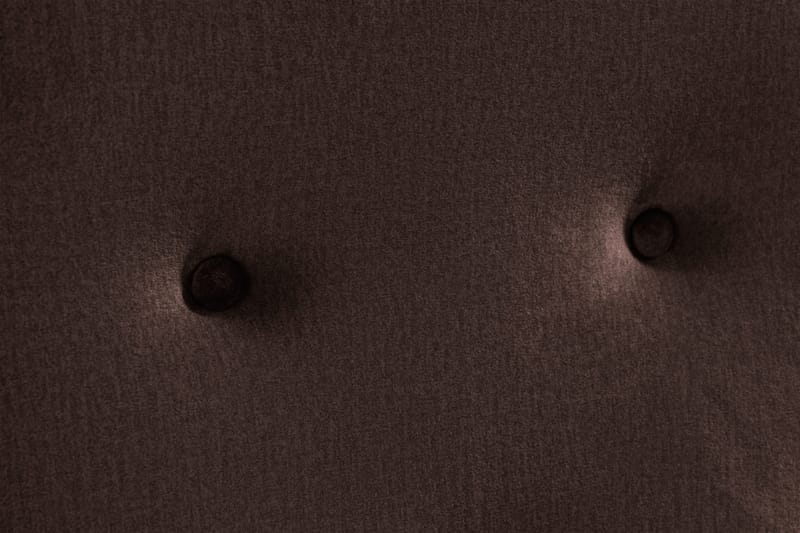 Sängynpääty Rebeca 120 cm Nappi - Ruskea - Huonekalut - Sänky - Sängyn lisävarusteet & sängynpäädyt - Sängynpääty