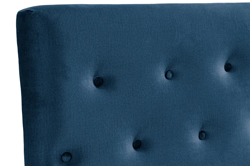 Sängynpääty Rebeca 120 cm Nappi - Sininen - Huonekalut - Sänky - Sängyn lisävarusteet & sängynpäädyt - Sängynpääty