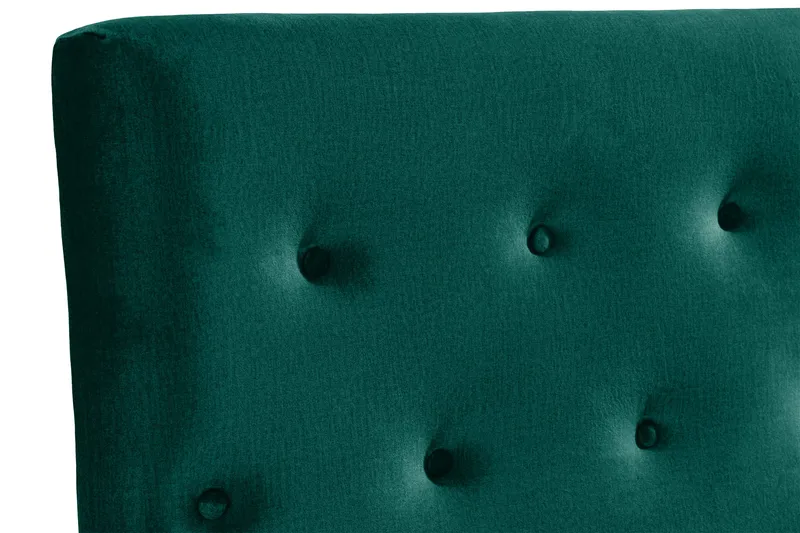 Sängynpääty Rebeca 120 cm Nappi - Vihreä - Huonekalut - Sänky - Sängyn lisävarusteet & sängynpäädyt - Sängynpääty