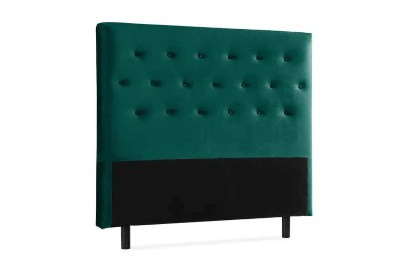 Sängynpääty Rebeca 120 cm Nappi - Vihreä - Huonekalut - Sänky - Sängyn lisävarusteet & sängynpäädyt - Sängynpääty