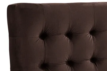 Sängynpääty Rebeca 120 cm Neliö - Ruskea - Huonekalut - Sänky - Sängyn lisävarusteet & sängynpäädyt - Sängynpääty