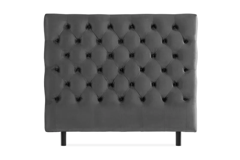 Sängynpääty Rebeca 120 cm Topattu - Tummanharmaa - Huonekalut - Sänky - Sängyn lisävarusteet & sängynpäädyt - Sängynpääty