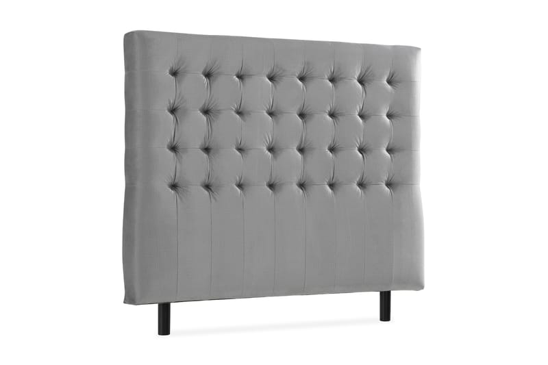 Sängynpääty Rebeca 140 cm Neliö - Harmaa - Huonekalut - Sänky - Sängyn lisävarusteet & sängynpäädyt - Sängynpääty