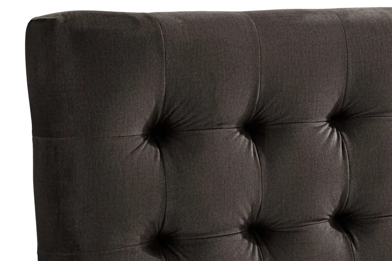 Sängynpääty Rebeca 140 cm Neliö - Tummanharmaa - Huonekalut - Sänky - Sängyn lisävarusteet & sängynpäädyt - Sängynpääty