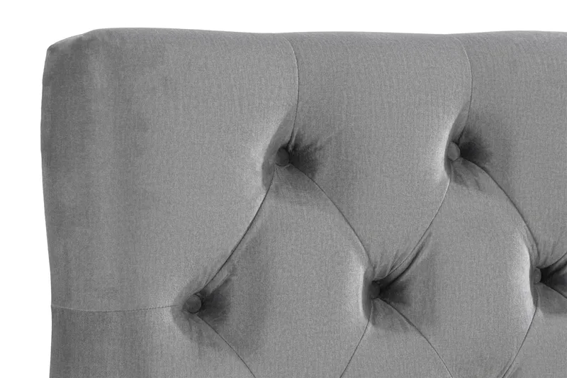 Sängynpääty Rebeca 140 cm Topattu - Harmaa - Huonekalut - Sänky - Sängyn lisävarusteet & sängynpäädyt - Sängynpääty