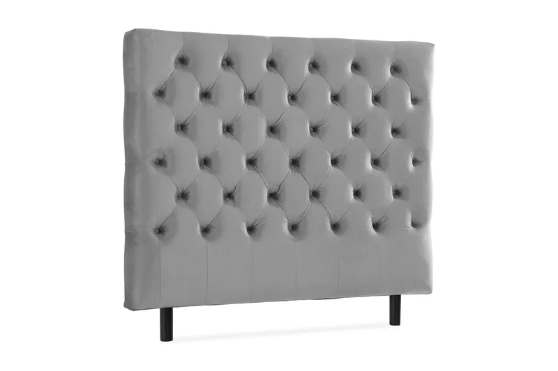 Sängynpääty Rebeca 140 cm Topattu - Harmaa - Huonekalut - Sänky - Sängyn lisävarusteet & sängynpäädyt - Sängynpääty