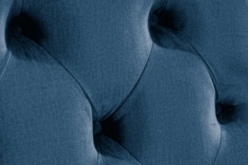 Sängynpääty Rebeca 140 cm Topattu - Sininen - Huonekalut - Sänky - Sängyn lisävarusteet & sängynpäädyt - Sängynpääty