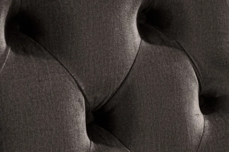 Sängynpääty Rebeca 140 cm Topattu - Tummanharmaa - Huonekalut - Sänky - Sängyn lisävarusteet & sängynpäädyt - Sängynpääty