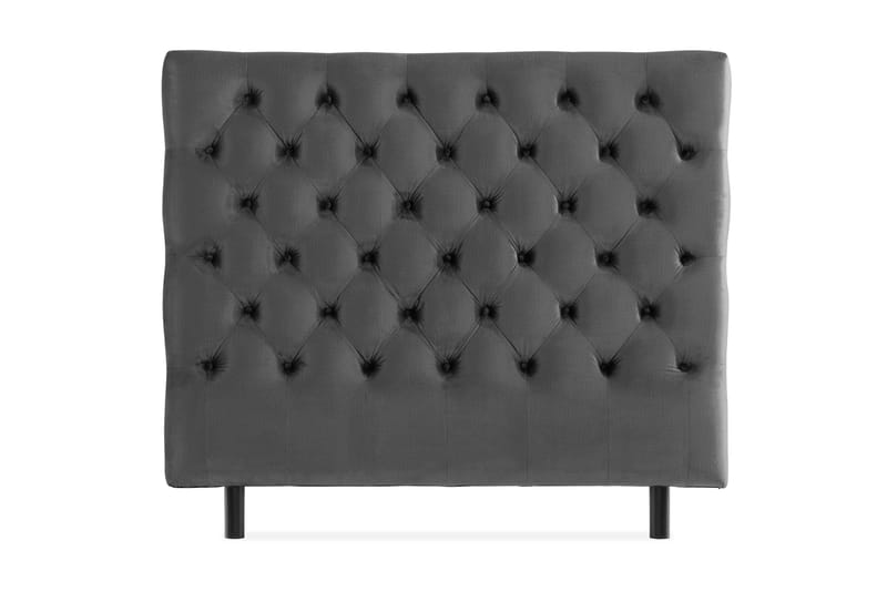 Sängynpääty Rebeca 140 cm Topattu, Tummanharmaa