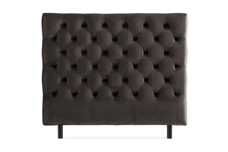 Sängynpääty Rebeca 140 cm Topattu - Tummanharmaa - Huonekalut - Sänky - Sängyn lisävarusteet & sängynpäädyt - Sängynpääty