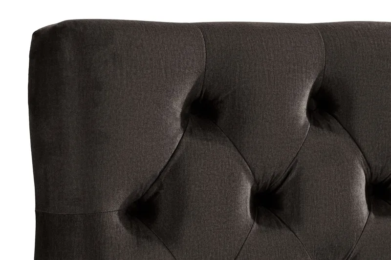 Sängynpääty Rebeca 140 cm Topattu - Tummanharmaa - Huonekalut - Sänky - Sängyn lisävarusteet & sängynpäädyt - Sängynpääty