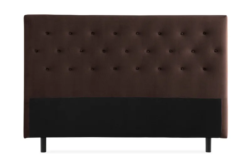 Sängynpääty Rebeca 160 cm Nappi - Ruskea - Huonekalut - Sänky - Sängyn lisävarusteet & sängynpäädyt - Sängynpääty
