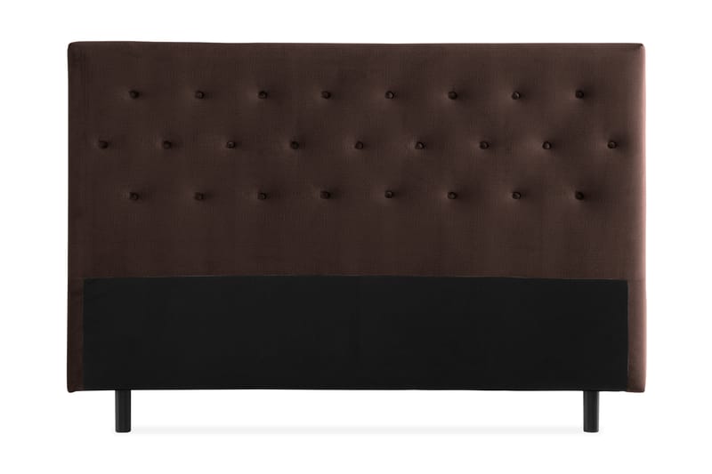 Sängynpääty Rebeca 160 cm Nappi - Ruskea - Huonekalut - Sänky - Sängyn lisävarusteet & sängynpäädyt - Sängynpääty