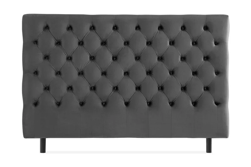 Sängynpääty Rebeca 160 cm Topattu, Tummanharmaa