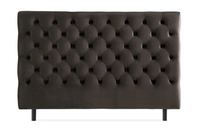 Sängynpääty Rebeca 160 cm Topattu, Tummanharmaa