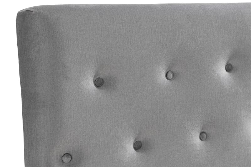 Sängynpääty Rebeca 180 cm Nappi - Harmaa - Huonekalut - Sänky - Sängyn lisävarusteet & sängynpäädyt - Sängynpääty