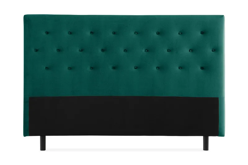 Sängynpääty Rebeca 180 cm Nappi, Vihreä