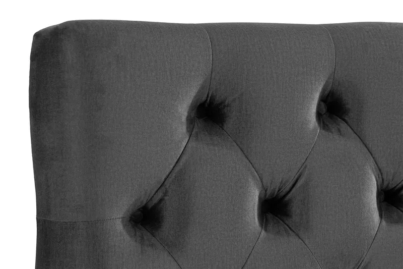 Sängynpääty Rebeca 180 cm Topattu - Tummanharmaa - Huonekalut - Sänky - Sängyn lisävarusteet & sängynpäädyt - Sängynpääty