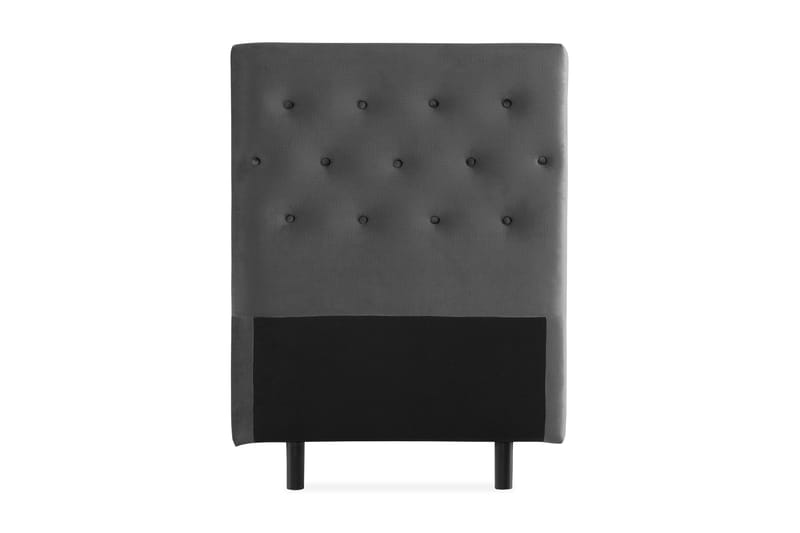 Sängynpääty Rebeca 90 cm Nappi - Tummanharmaa - Huonekalut - Sänky - Sängyn lisävarusteet & sängynpäädyt - Sängynpääty