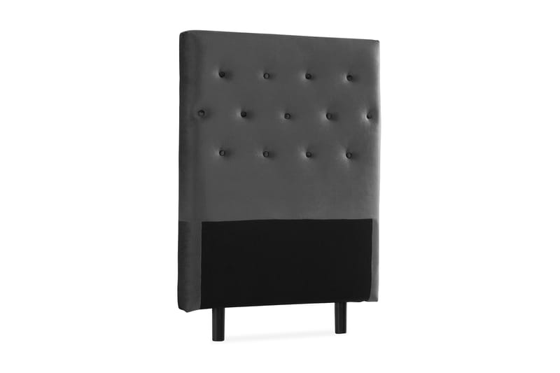 Sängynpääty Rebeca 90 cm Nappi - Tummanharmaa - Huonekalut - Sänky - Sängyn lisävarusteet & sängynpäädyt - Sängynpääty
