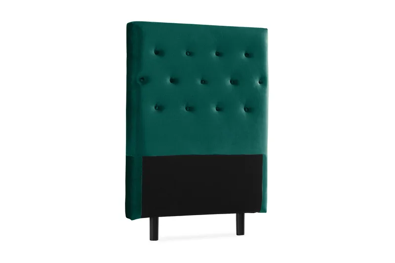 Sängynpääty Rebeca 90 cm Nappi - Vihreä - Huonekalut - Sänky - Sängyn lisävarusteet & sängynpäädyt - Sängynpääty