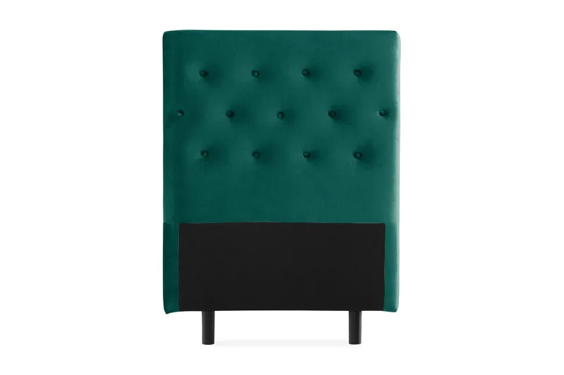 Sängynpääty Rebeca 90 cm Nappi, Vihreä