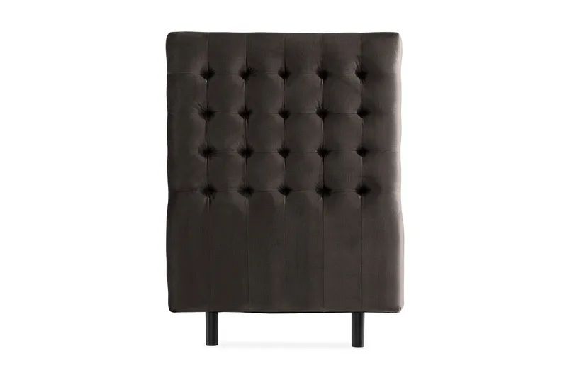 Sängynpääty Rebeca 90 cm Neliö, Tummanharmaa